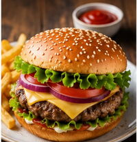 Classic Hamburger (KI-generiertes Symbolbild)